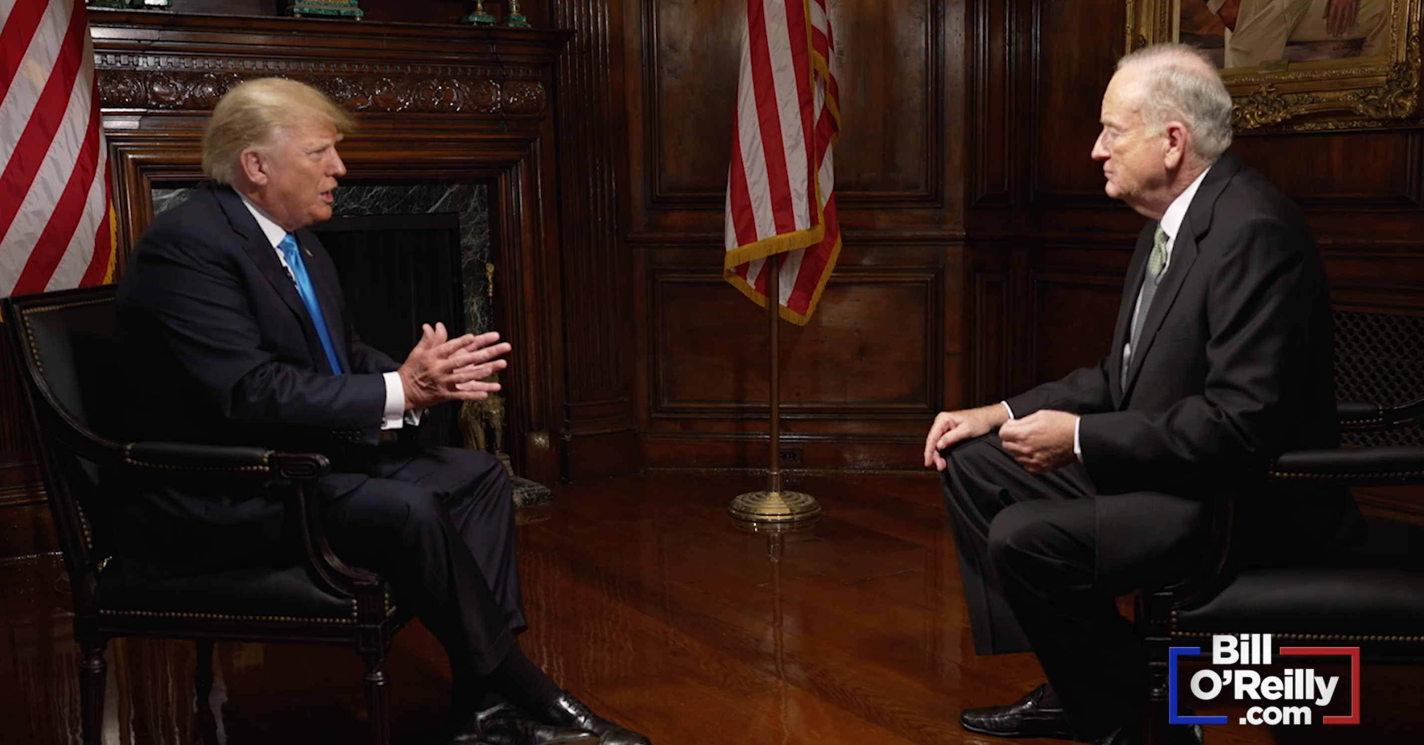 WATCH: Trump and O'Reilly Discuss the Border and Vaccine